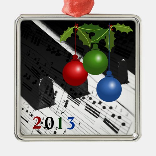 Piano Keys  Notes  Christmas Ornaments