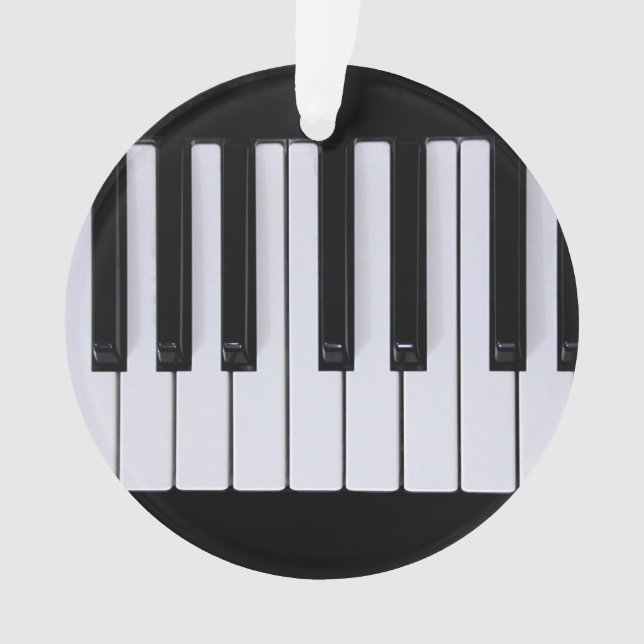 Piano Keys Ornament (Front)