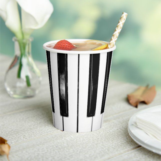 Piano Keys Paper Cups (Insitu)