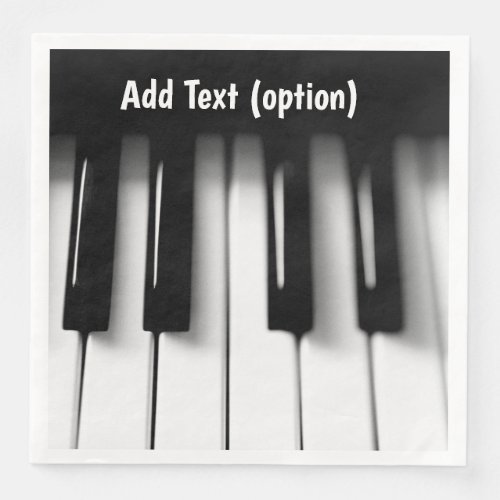 Piano Keys Paper Napkins