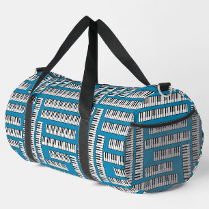 Piano Keys Pattern Duffle Bag
