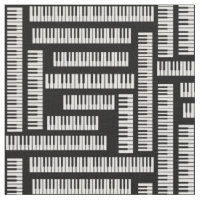 Piano Keys Pattern Fabric 
