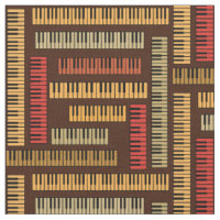 Piano Keys Pattern Fabric 