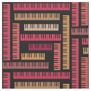 Piano Keys Pattern  Fabric