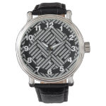 Piano Keys Pattern Watch