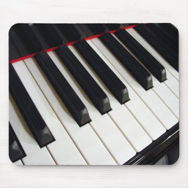 Piano Keys Photograph Mouse Pad (Front)