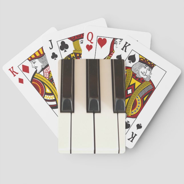 Piano Keys Poker Cards (Back)