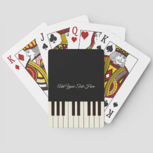 Piano Keys Poker Cards