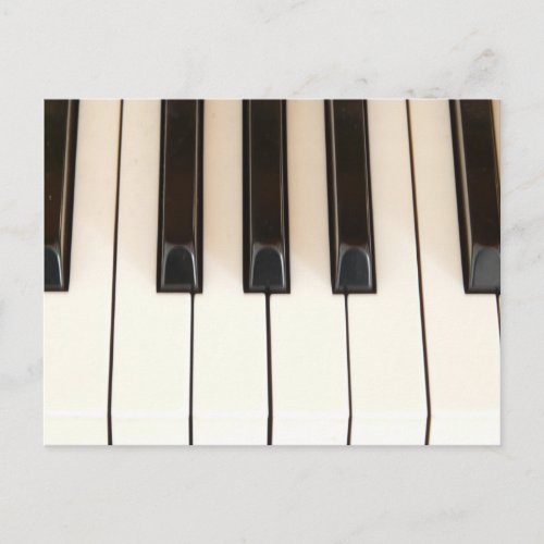 Piano Keys Postcard