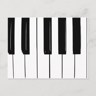 Piano Keys Postcard