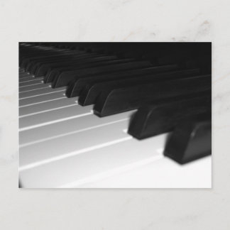 Piano Keys Postcard