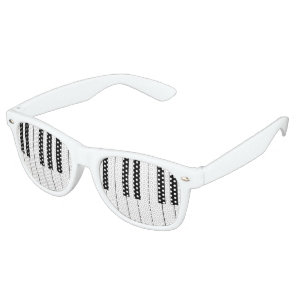 Piano Keys Retro Sunglasses