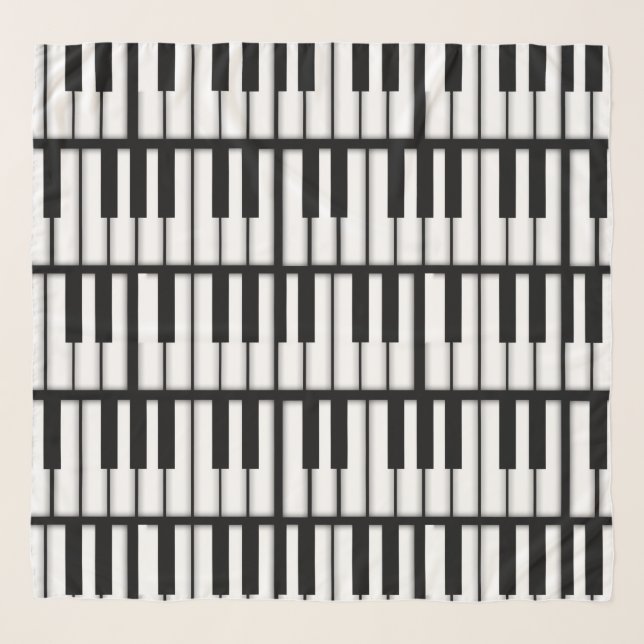 Piano Keys Scarf (Front)