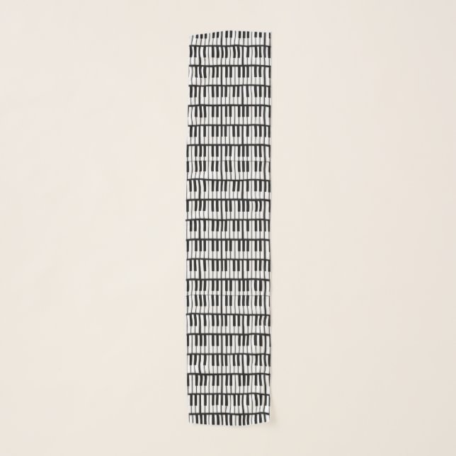 Piano Keys Scarf (Front)