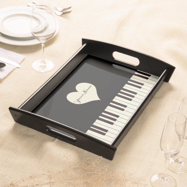 Piano Keys  Serving Tray (Front)