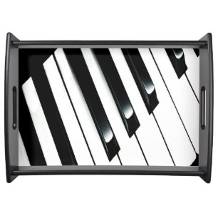 Piano Keys Serving Tray