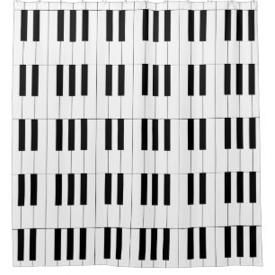 Piano Keys Shower Curtain