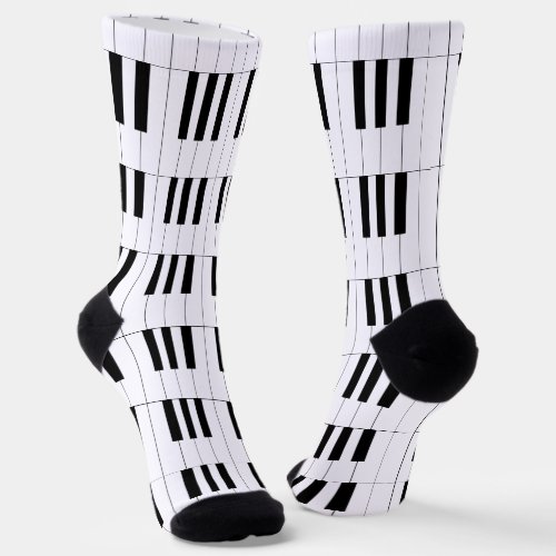 Piano Keys Socks