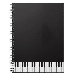 Piano Keys Spiral Notebook