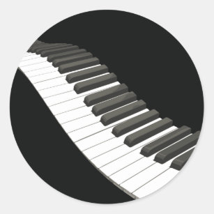 Black Piano Stickers - 59 Results | Zazzle