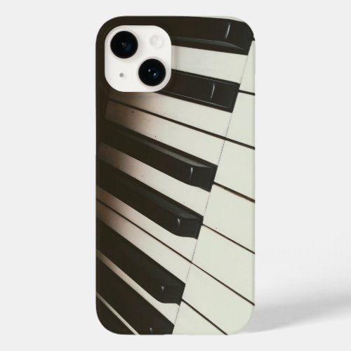 Piano Keys _ Stylish Black  White Photograph Case_Mate iPhone 14 Case