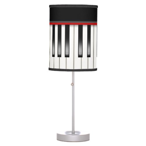 Piano Keys Table Lamp