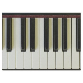 Piano Keys Tissue Paper by missprinteditions at Zazzle