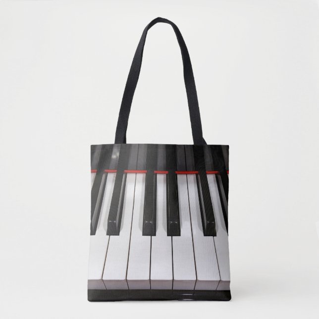 piano keys tote bag (Front)