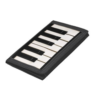 Piano Keys Tri-fold Wallet
