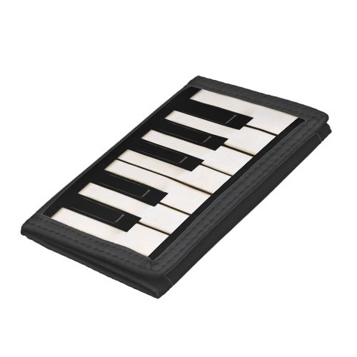 Piano Keys Trifold Wallet