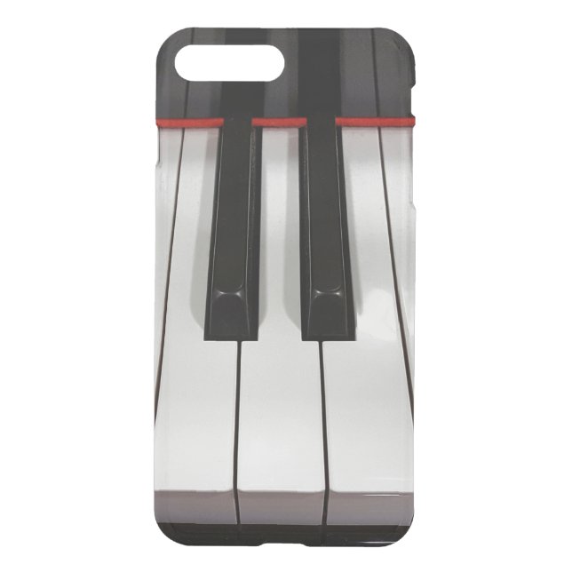 piano keys uncommon iPhone case (Back)