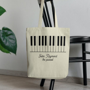 Live Laugh Love Piano Tote Bag