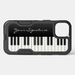 Piano Keys with Signature iPhone 13 Case