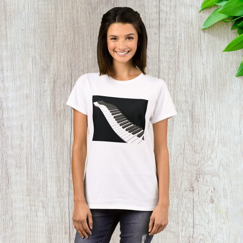 Piano Keys Womens T_Shirt