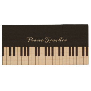 Piano Keys Wood Flash Drive