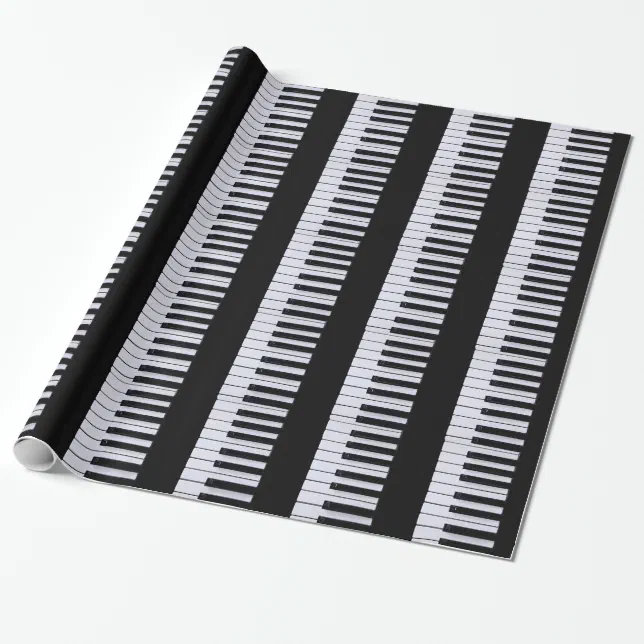 Piano Keys Wrapping Paper | Zazzle