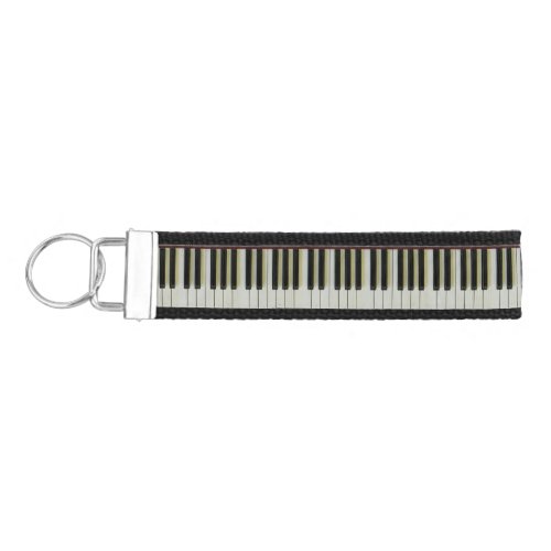 Piano Keys Wrist Keychain