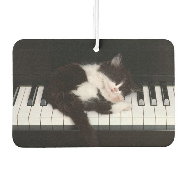 Piano Kitten Air Freshener (Front)