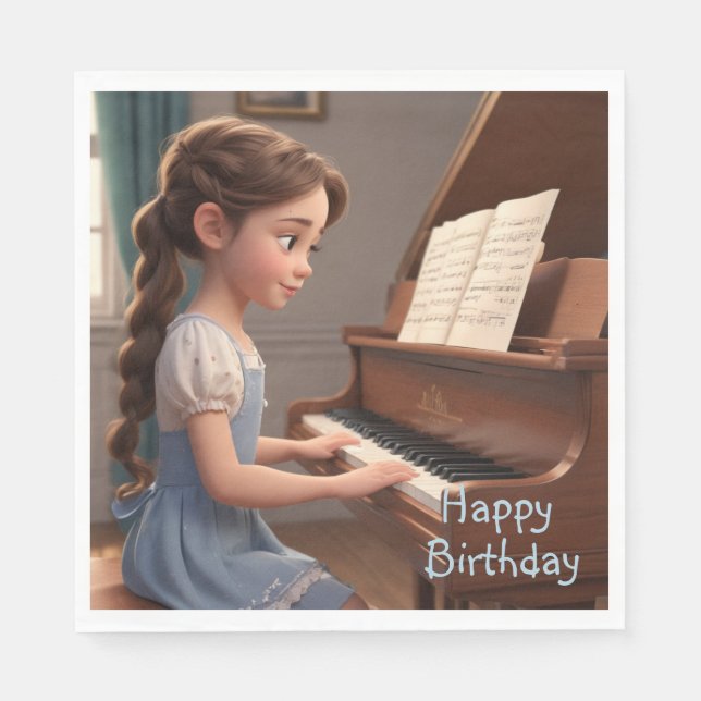 Piano Lesson Napkins (Front)