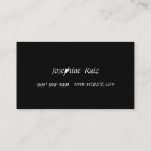 Piano Lessons, Music, Instruments Business Card (Back)