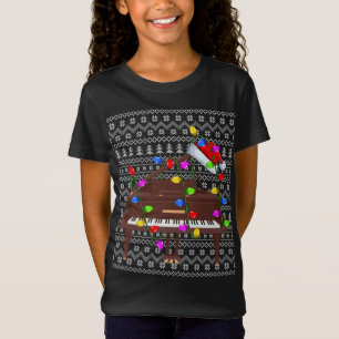 Piano Lighting Xmas Sweater Ugly Piano Christmas