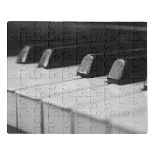 Piano macro closeup jigsaw puzzle (Puzzle Horizontal)