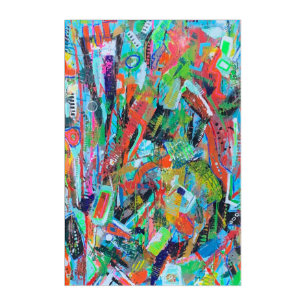 Piano Man 24 x 36 Acrylic Wall Art