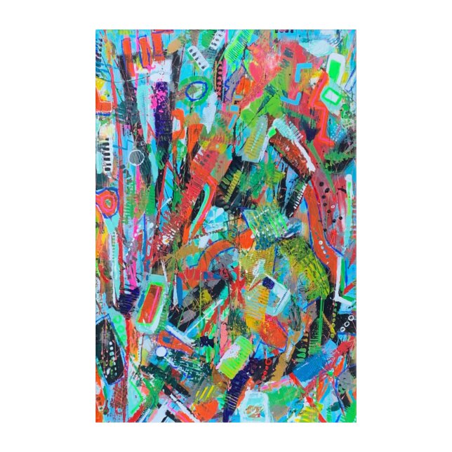 Piano Man 24 x 36 Acrylic Wall Art (Front)