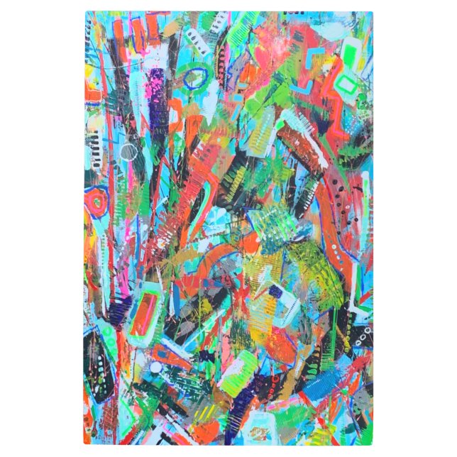 Piano Man 24 x 36 Metal Wall Art (Front)