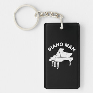 Piano Man Funny Keyboard Pianist Musician Piano Keychain
