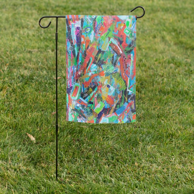 Piano Man Garden Flag (In SItu)