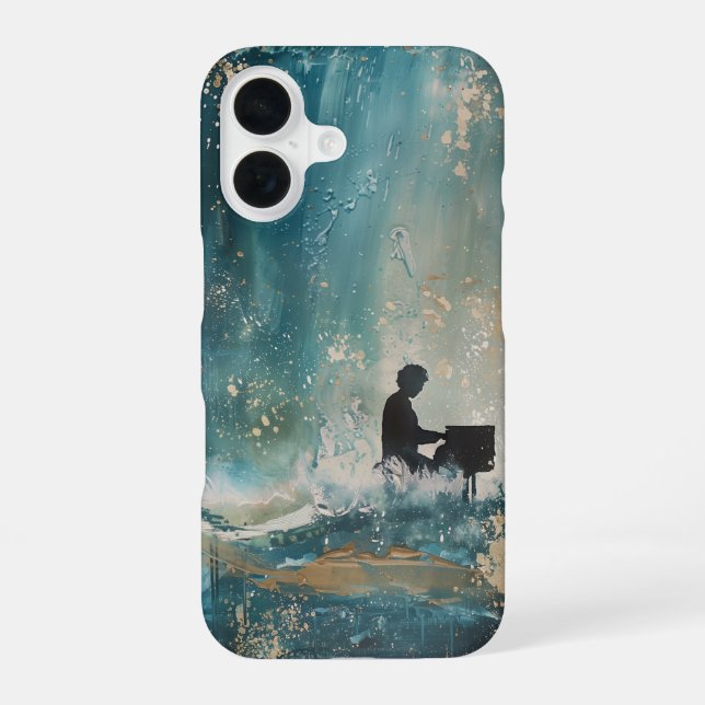 Piano Man iPhone Case (Back)