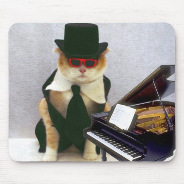 Piano Man Mouse Pad (Front)