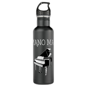 Piano Man - Piano Player Pianist Classical Music L Stainless Steel Water Bottle